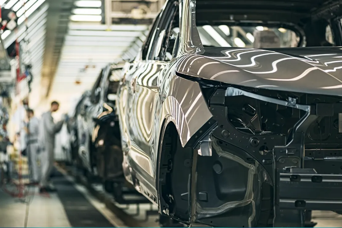 mass production of cars